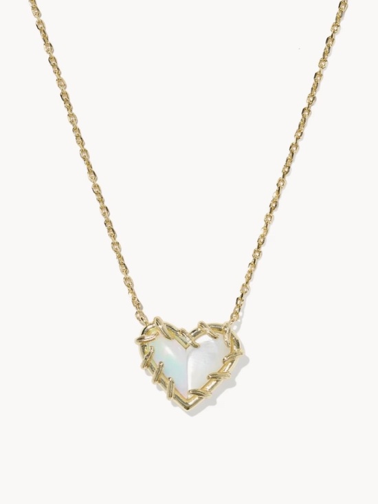 Kendra Scott Jewelry - Dolly Parton x Kendra Scott Patchwork Ari Heart Gold Short Pendant Necklace